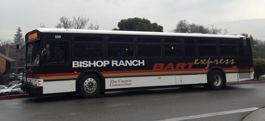 Bishop Ranch BART Express shuttle